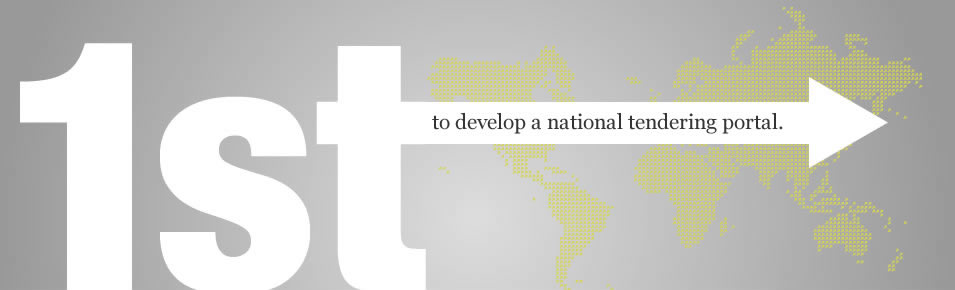 1st to develope a National Tendering Portal